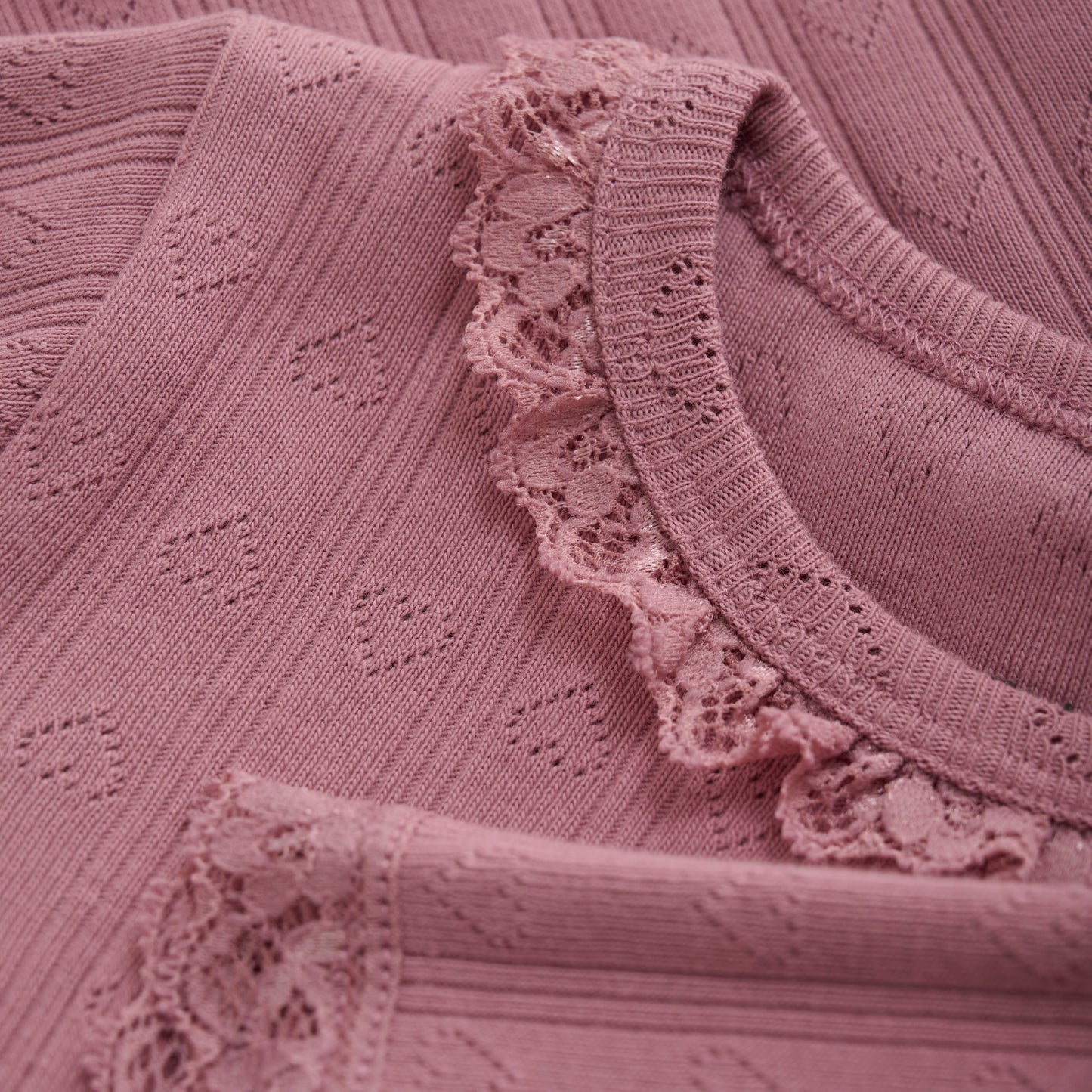 En Fant Girls Pointelle Top 210358