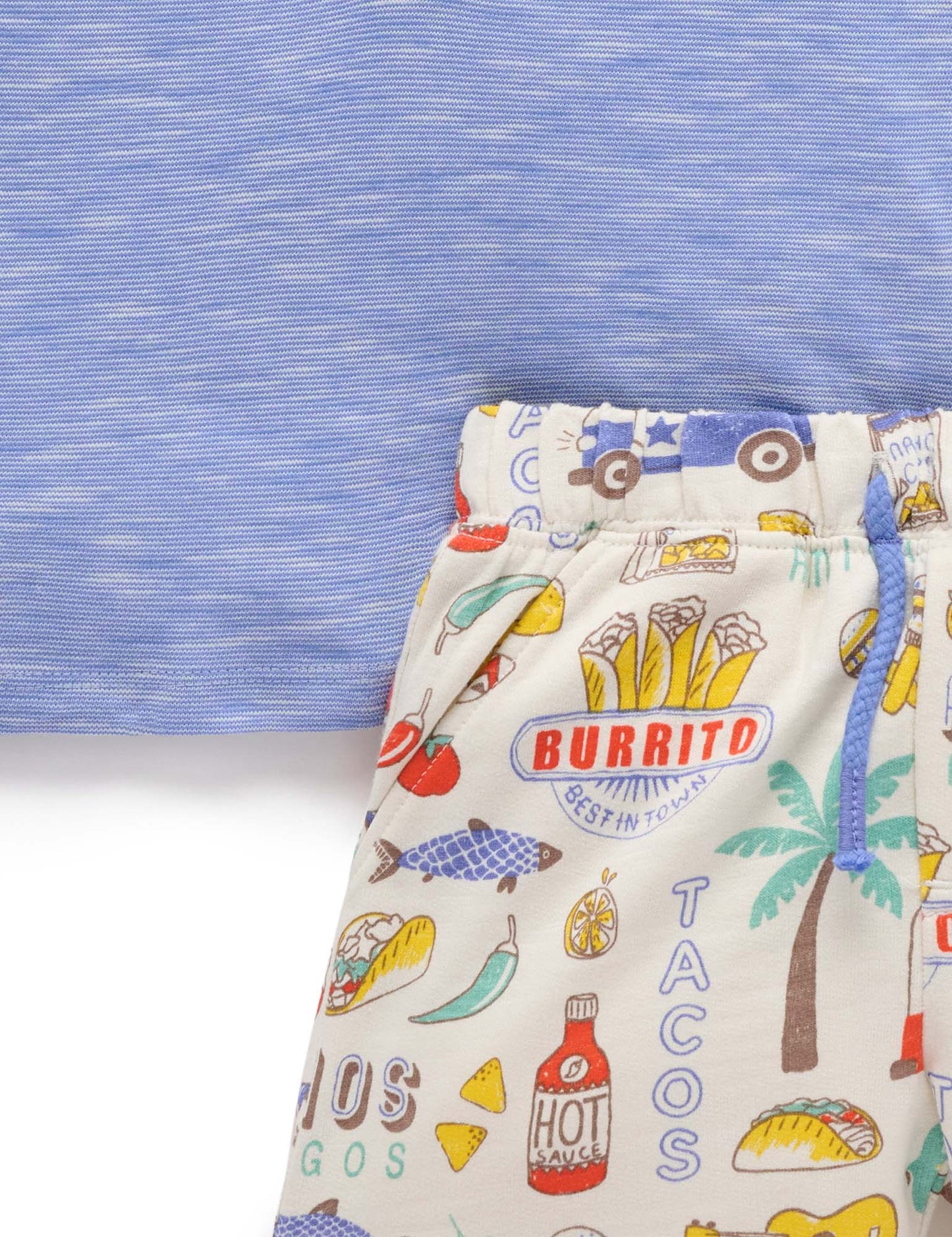 Purebaby Boys Fiesta Top & Shorts PB2024S25