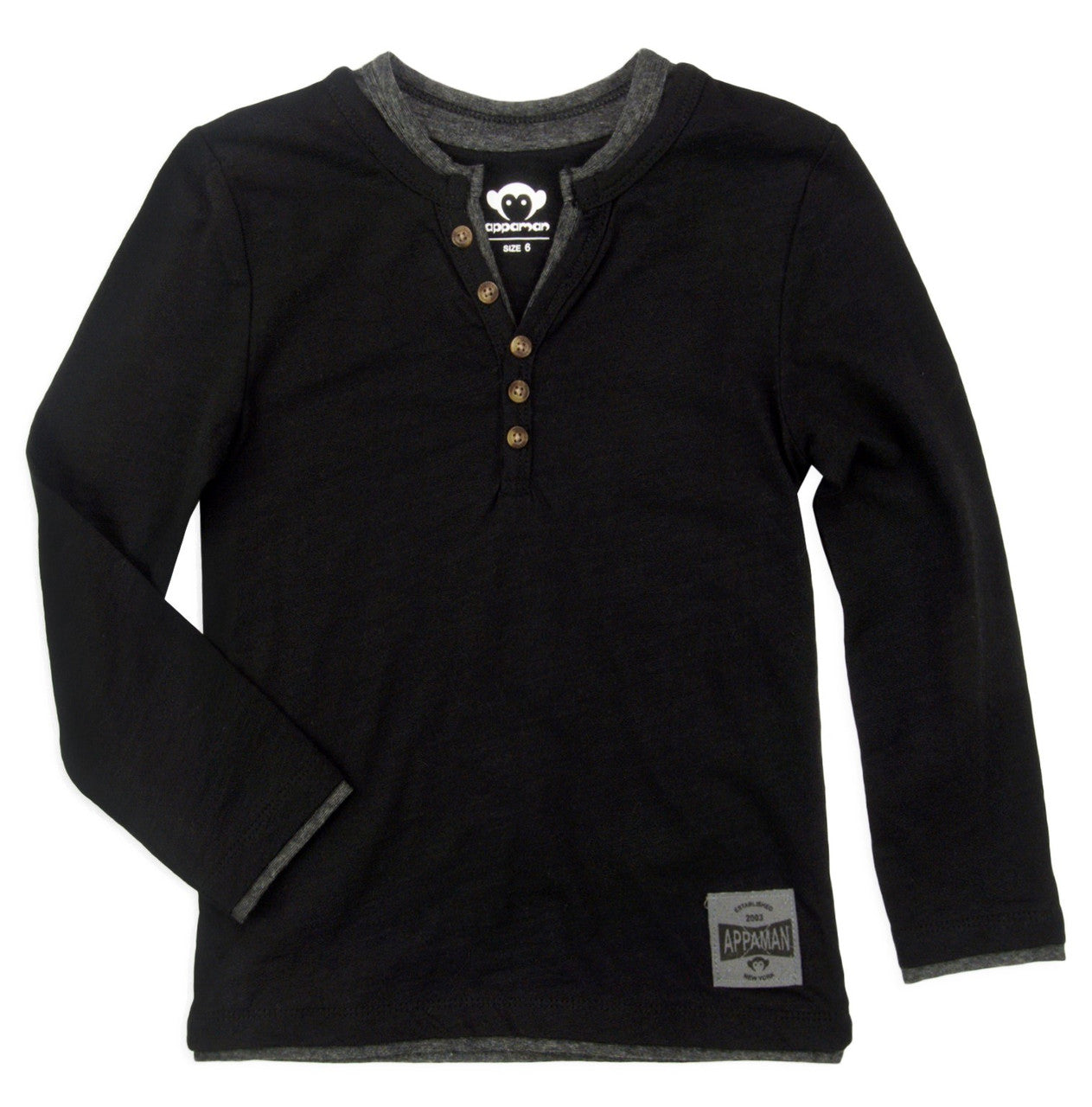 Appaman Black Camden Top