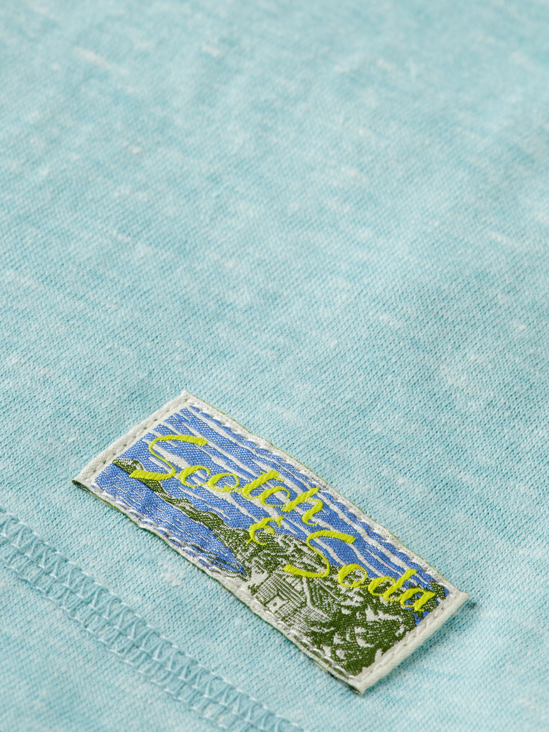 Scotch Shrunk Sea Blue Melange Top 179493