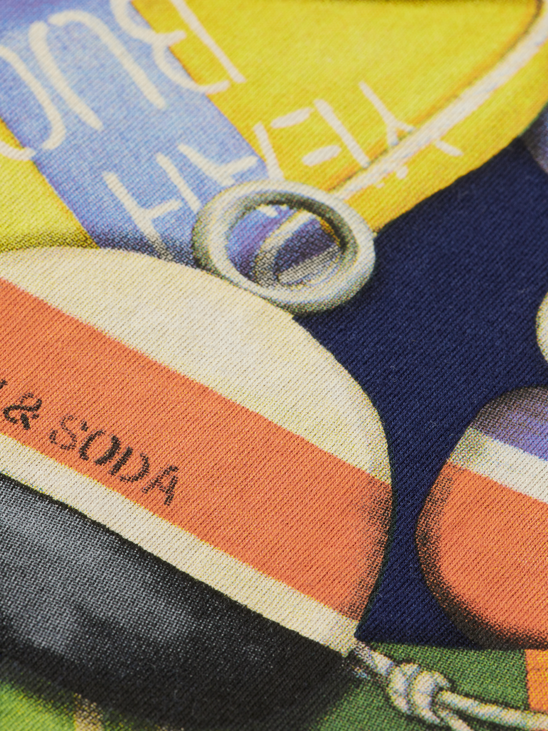 Scotch Shrunk Navy Printed Top 179495