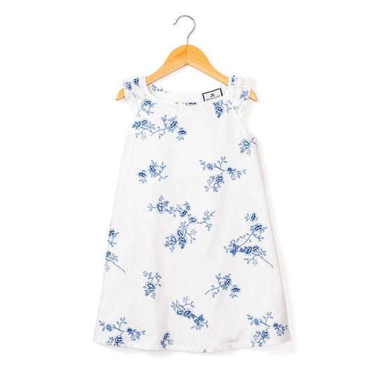 PETITE PLUME Indigo Floral Amelie Nightgown 