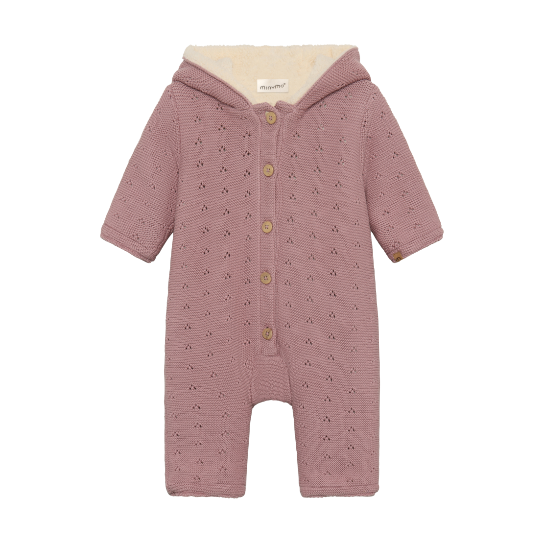 Minymo Knitted Teddy Coverall 114157