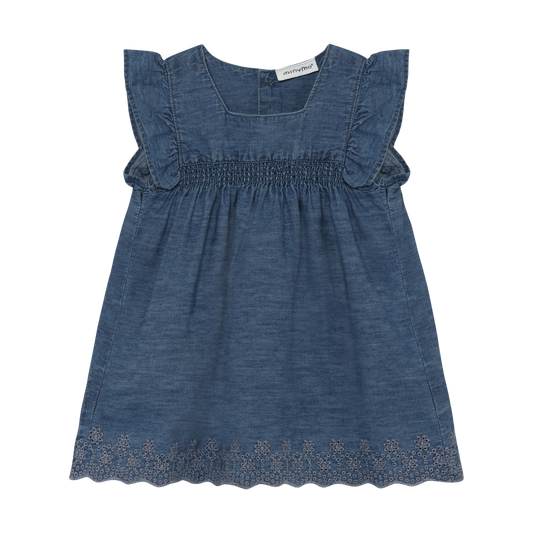 Minymo Chambray Dress 114357