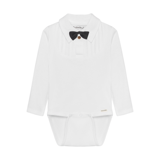 Minymo Boys Bodysuit with Bowtie 114388