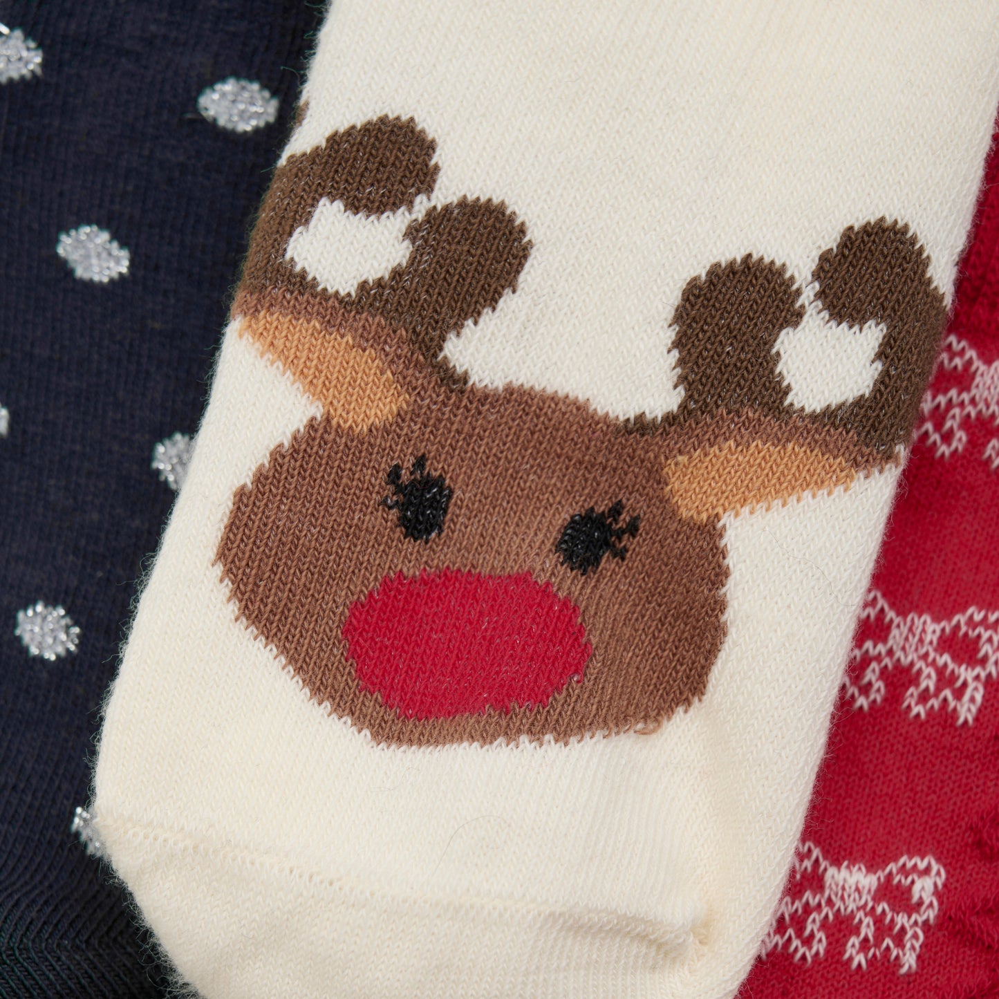 Minymo 3-Pack Socks Raindeer 123750