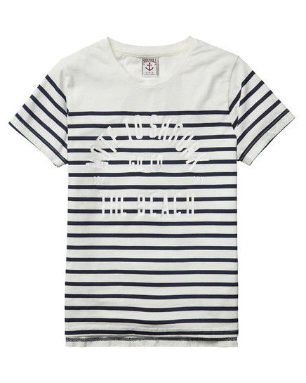 Scotch Shrunk striped tee. 