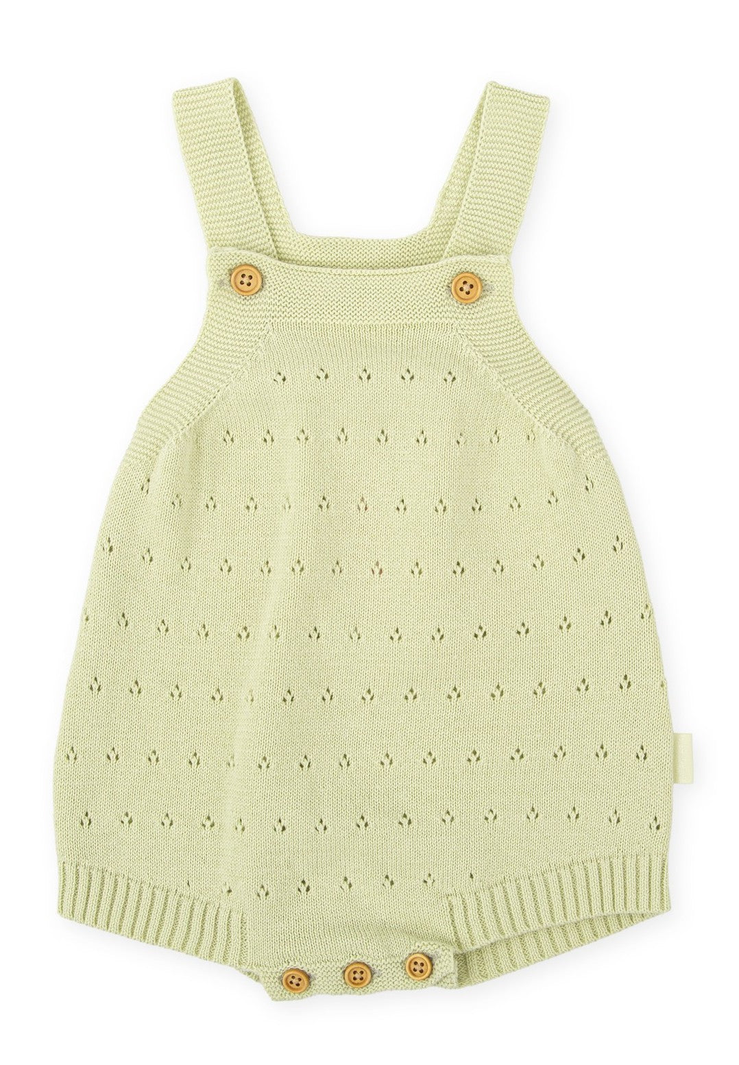 Tutto Piccolo Green Knitted Romper 1450S26 G06