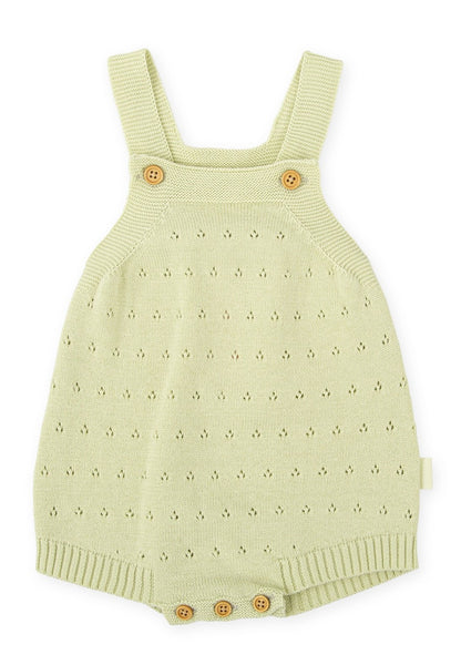 Tutto Piccolo Green Knitted Romper 1450S26 G06