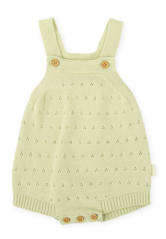 Tutto Piccolo Green Knitted Romper 1450S26 G06