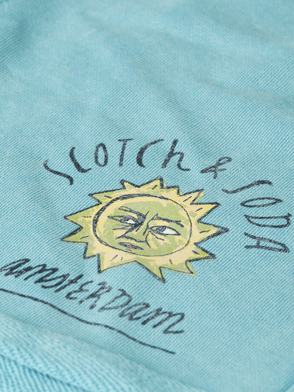 Scotch Shrunk Blue Sweat shorts 181955 - 420