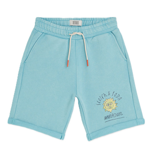 Scotch Shrunk Blue Sweat shorts 181955 - 420