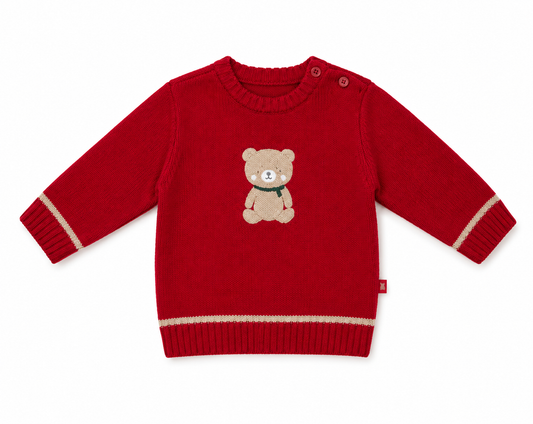 Tutto Piccolo Red Sweater 1850W26