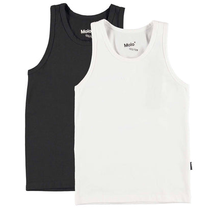 MOLO Jayden Tops 2pk. - Black White 