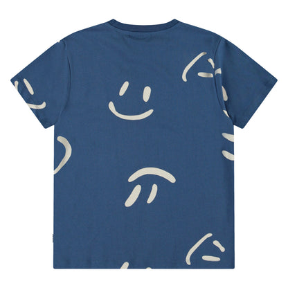 MOLO Riley Top - Big Smiles blue