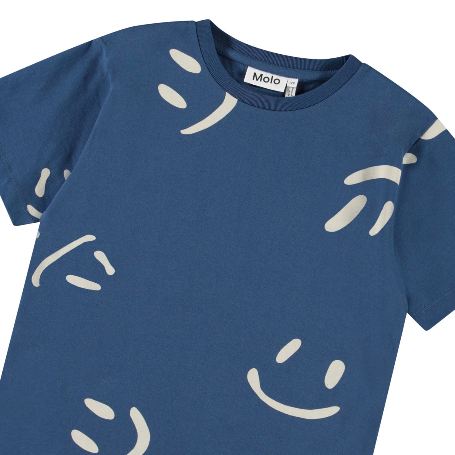 MOLO Riley Top - Big Smiles blue