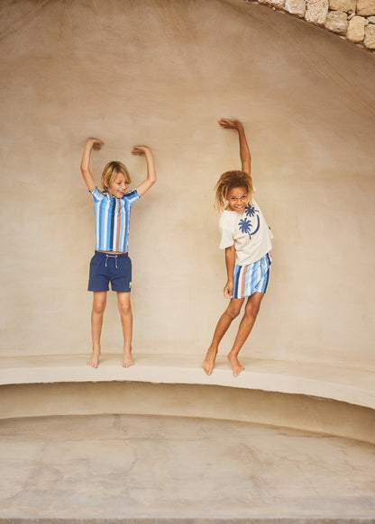 MOLO Boys Rame Top - Blue Palms