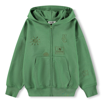 MOLO Marley Hoodie - Groovy Green