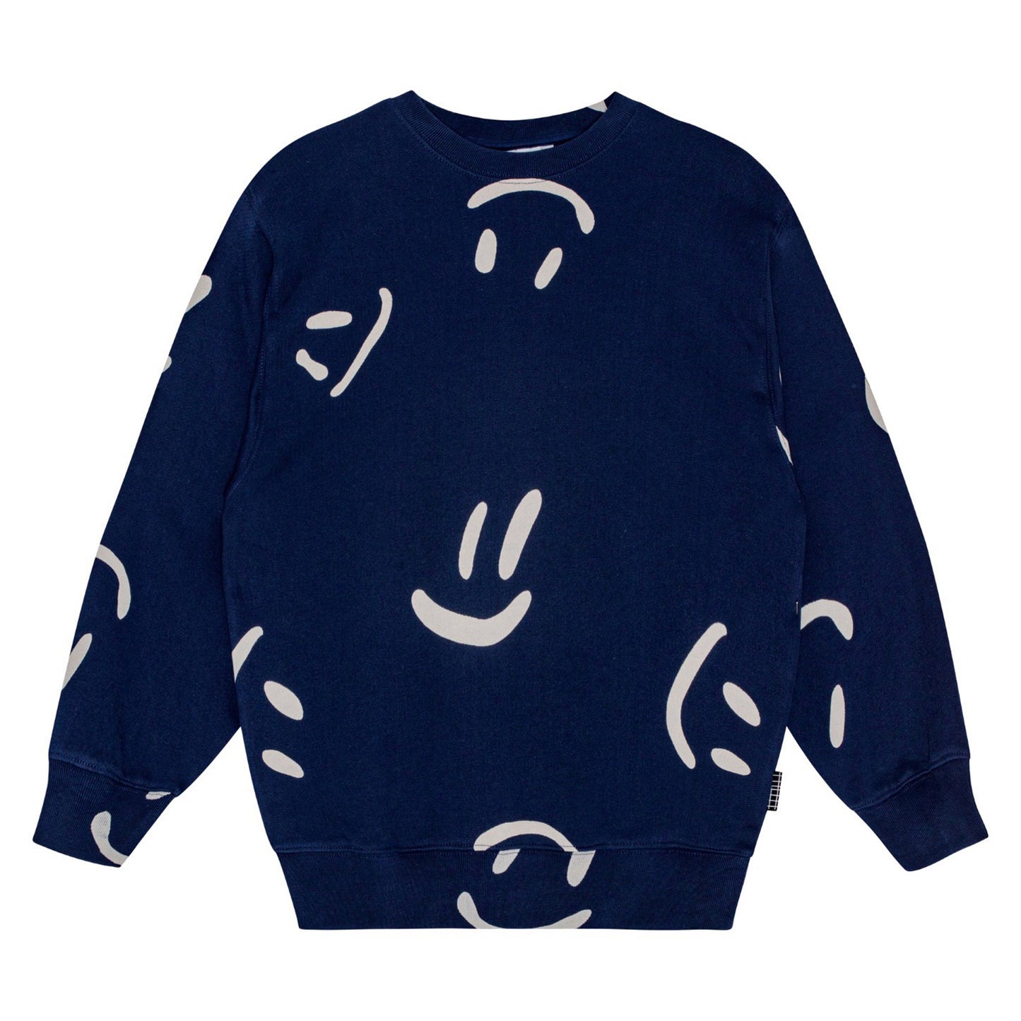 Molo Monti Sweatshirt - Big Smiles navy