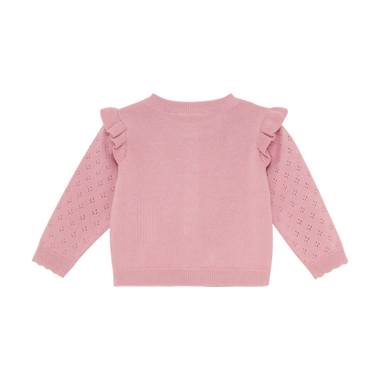 En Fant Girls Pink Cardigan 210402-5906