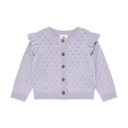 En Fant Girls Lavender Cardigan 210402-6111