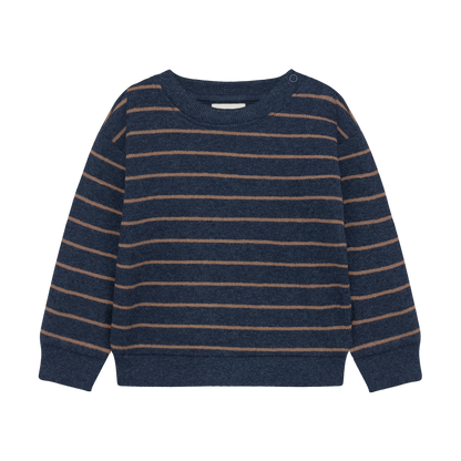 En Fant Navy Striped Top 215439