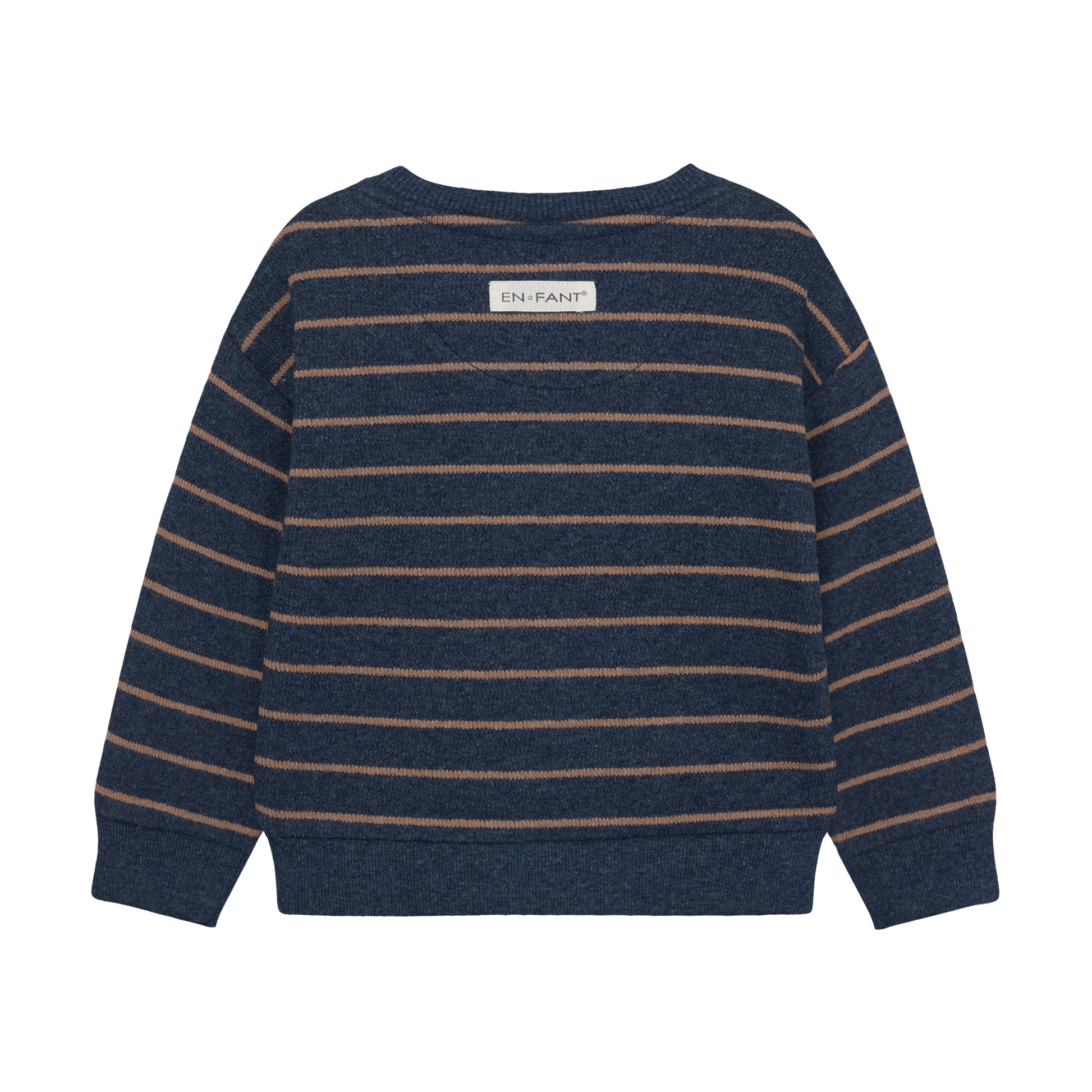 En Fant Navy Striped Top 215439