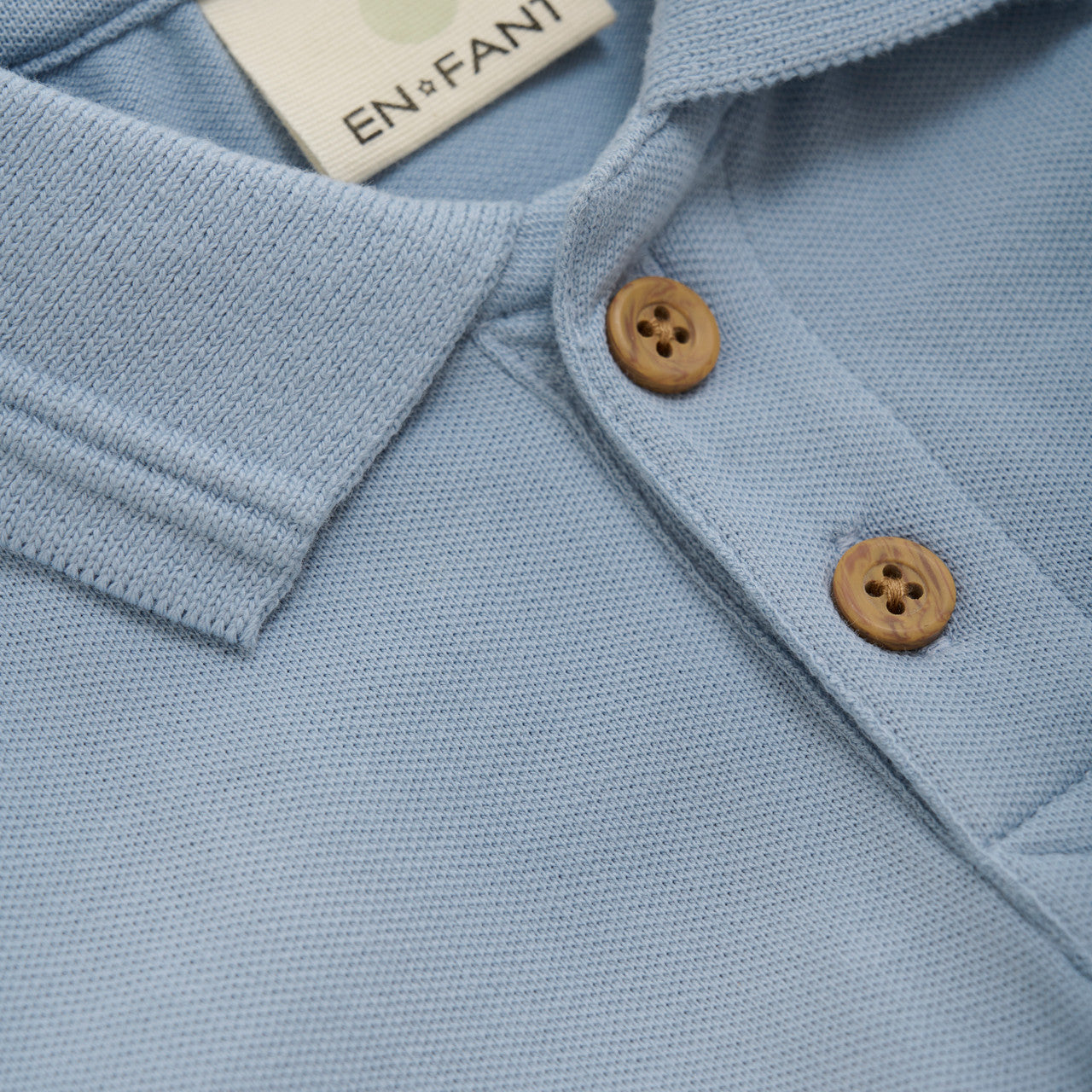En Fant Boys Blue Pique Polo 230400-7410