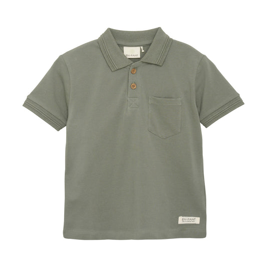 En Fant Boys Green Polo 230400-9212
