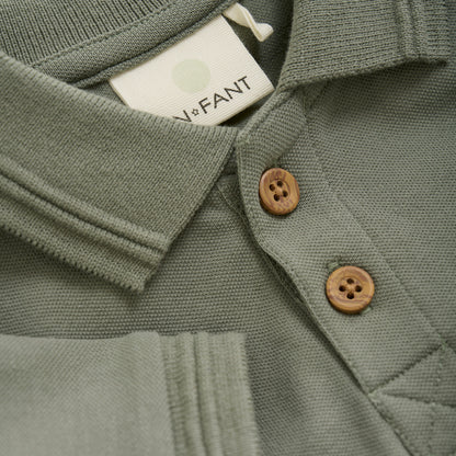 En Fant Boys Green Polo 230400-9212