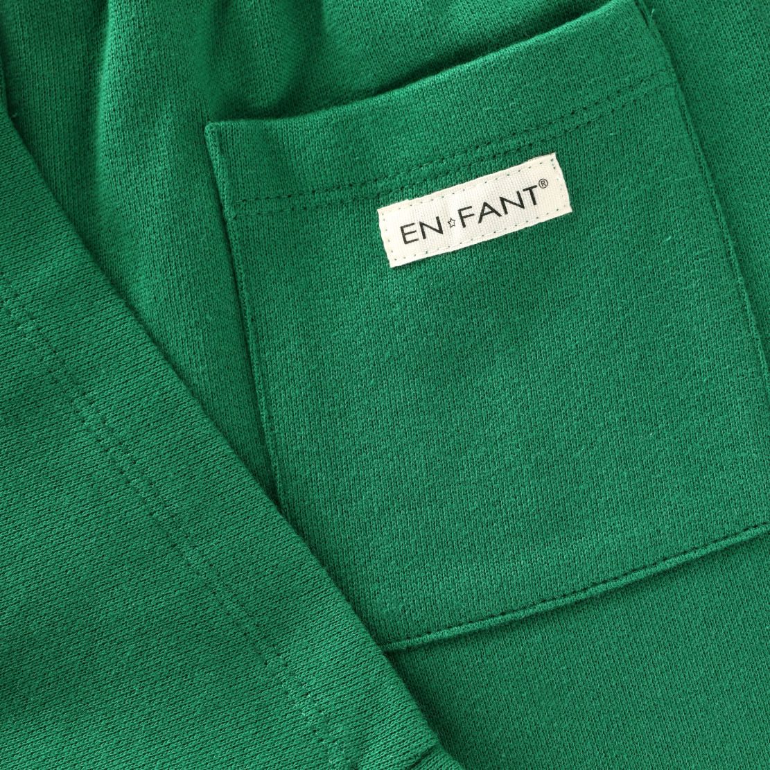 En Fant Boys Green Shorts 230624