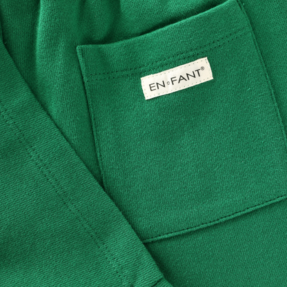 En Fant Boys Green Shorts 230624
