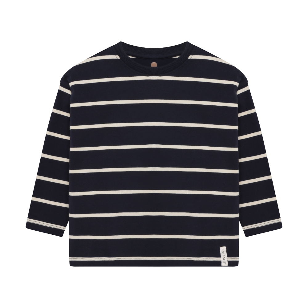 En Fant Boys Navy Striped Top 230644