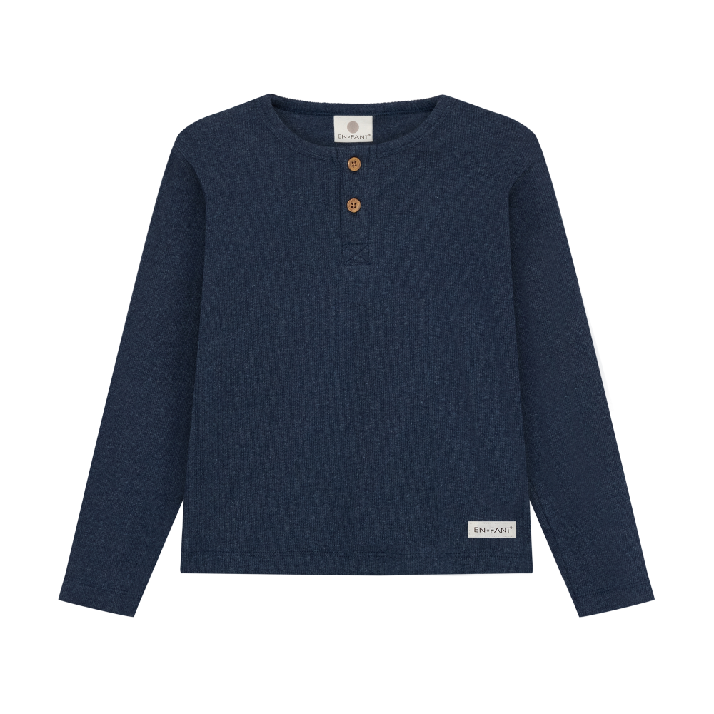 En Fant Boys Navy Henley 230645