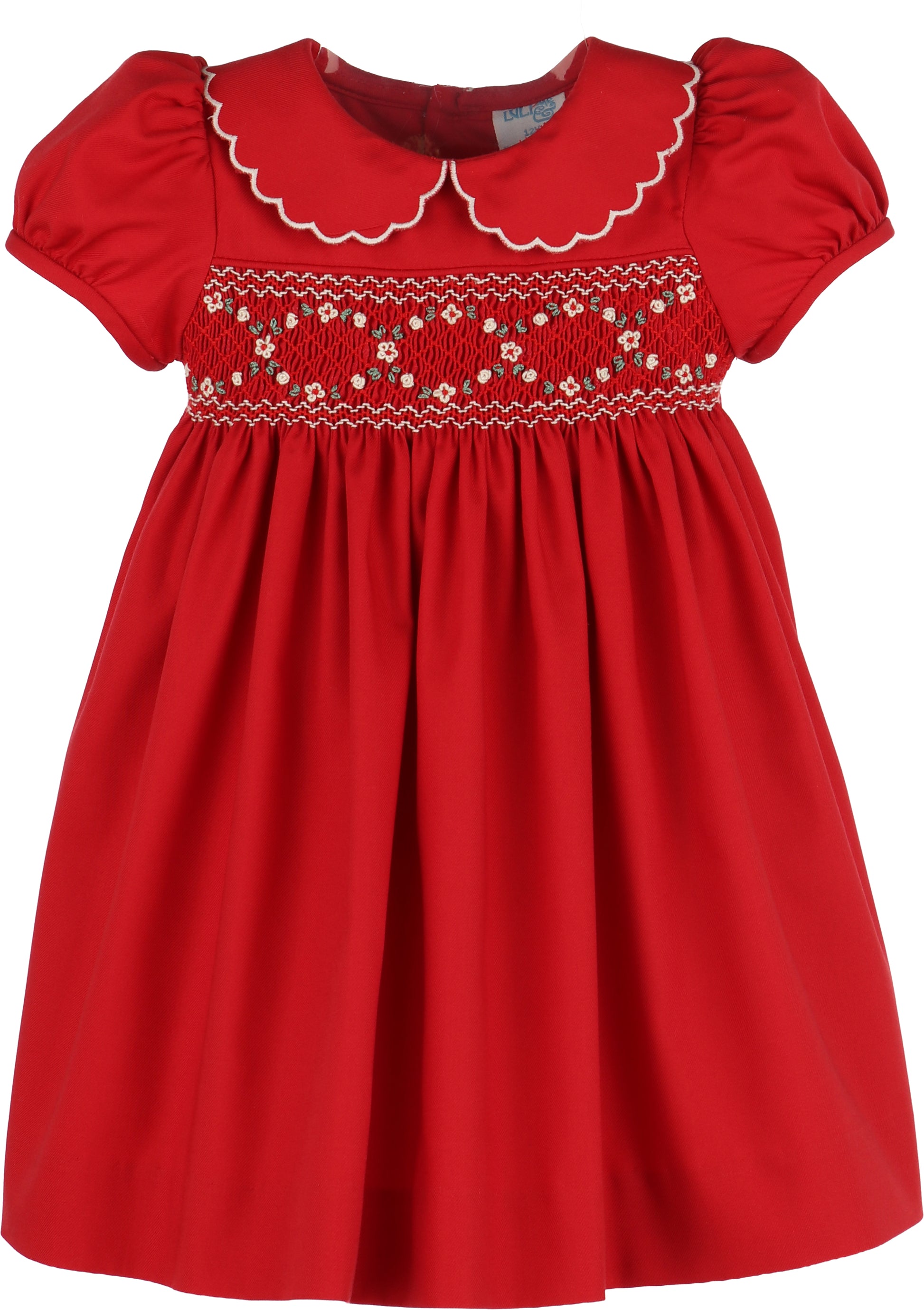 Buy Luli & Me Pink Dress, Smocked Girls Dress Online 3m