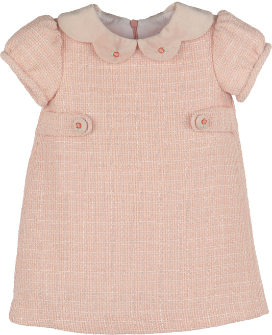 Luli & Me Chanel A-Line Pink Dress 26FLM1801