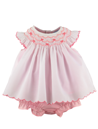 Luli & Me Bows Bishop Dress 26SL14-PK