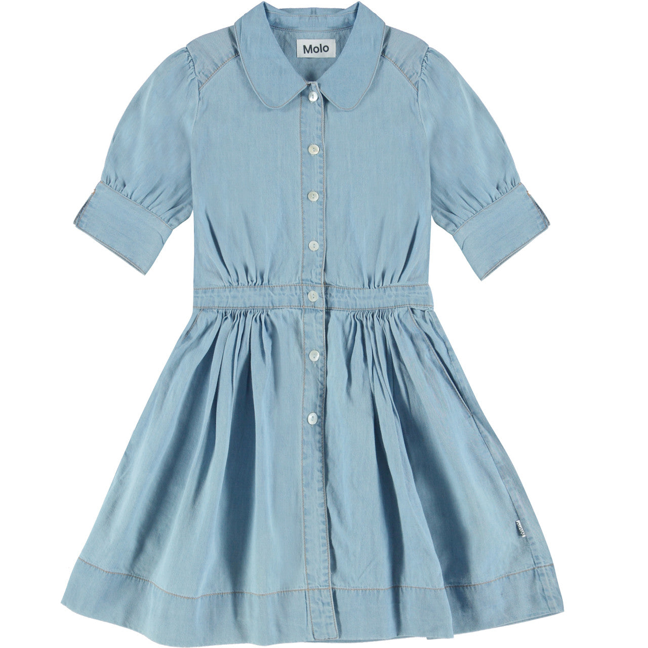 MOLO Cecilia Dress - Summer Wash Indigo (2S22E107-2970)