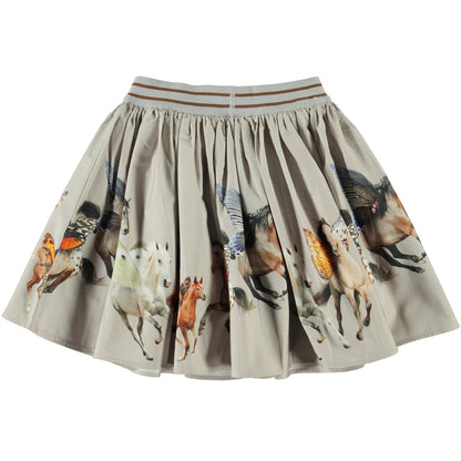 MOLO Brenda Skirt - Fluttering Horses (2S23D125-7984)