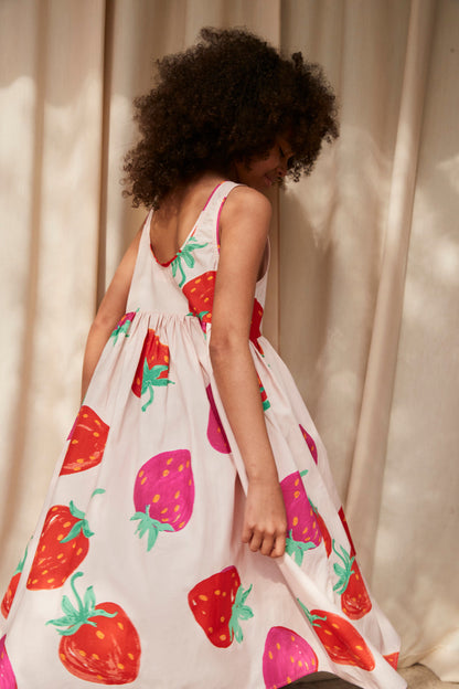 MOLO Clover Dress - Strawberries (2S23E121-6751)