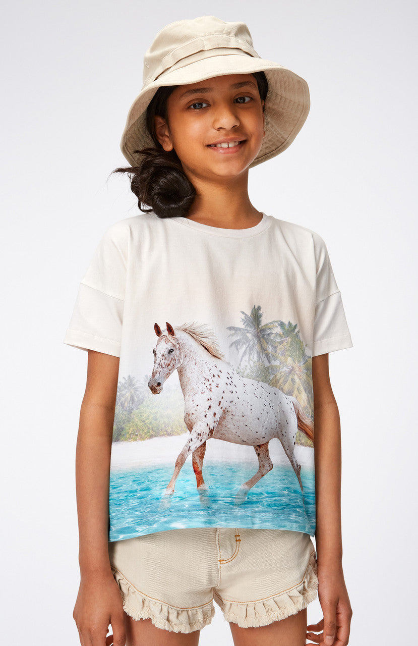 MOLO Raeesa Top - Horse on Beach (2S24A207-3586)