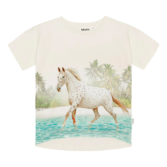 MOLO Raeesa Top - Horse on Beach (2S24A207-3586)