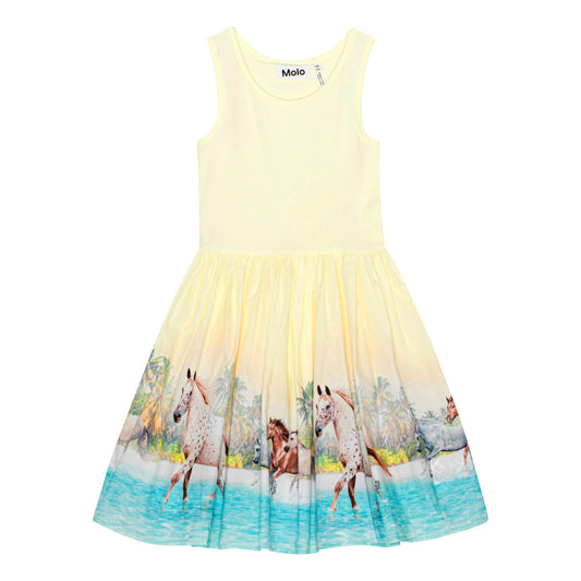 MOLO Cassandra Dress - Beach Horses (2S24E128-3548)