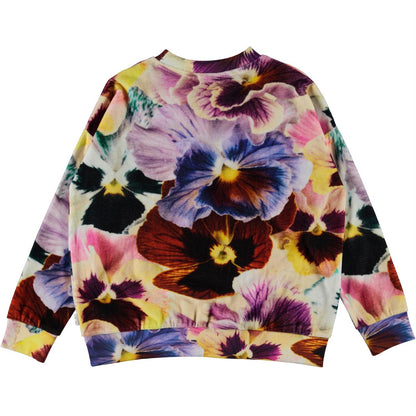 MOLO Mika Top - Floral Velour (2W21J201-6382)