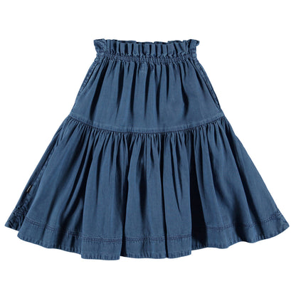 MOLO Bente Skirt - Washed Blue