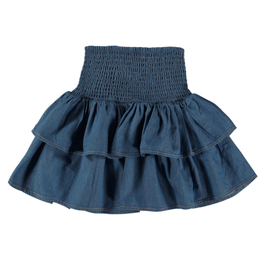 MOLO Bonita Skirt - Washed Chambrey (2W23D124-8621)