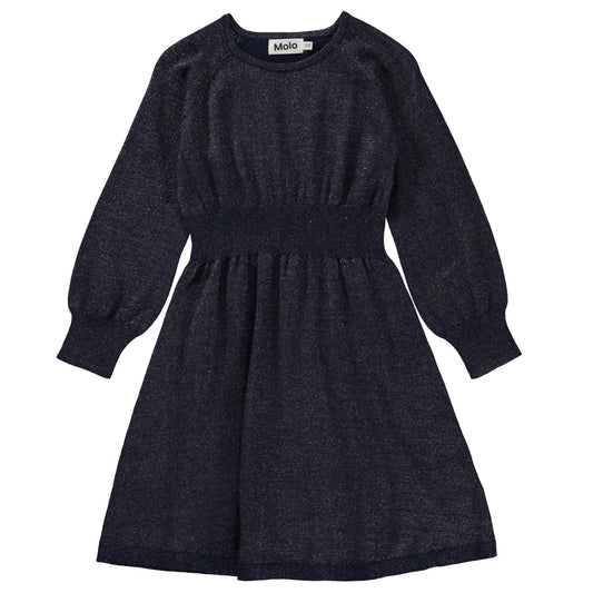 MOLO Cameron Dress - Navy Sky (2W23E213-8773)