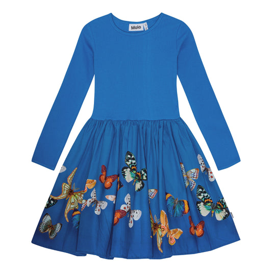 MOLO Girls Casie Dress - Night Butterflies