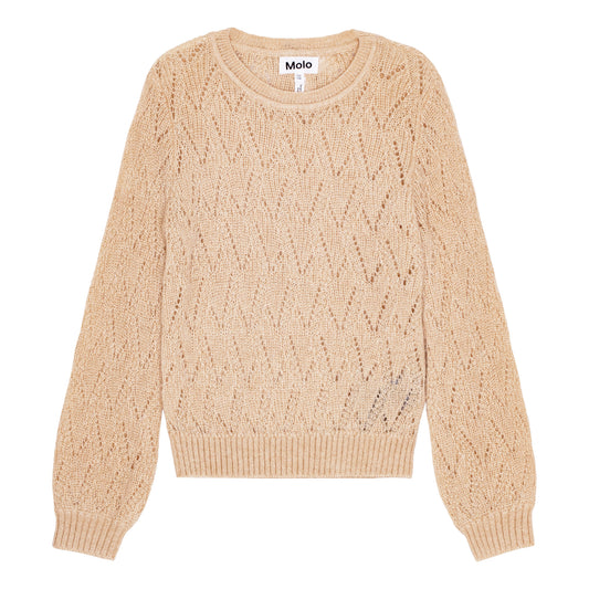 MOLO Ginger Girl Sweater Apricot | Le Petit Kids