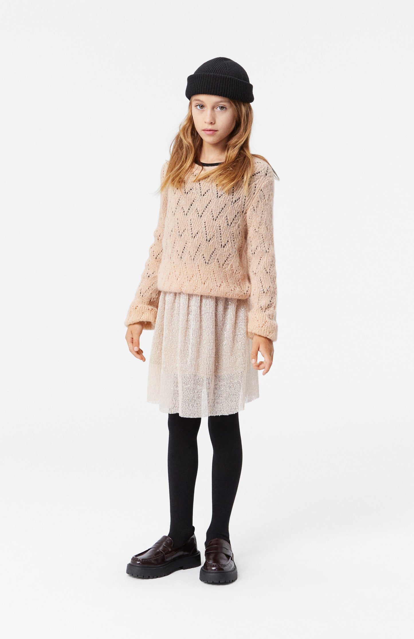 European Kids Clothing | MOLO Ginger Girl Sweater | Le Petit Kids